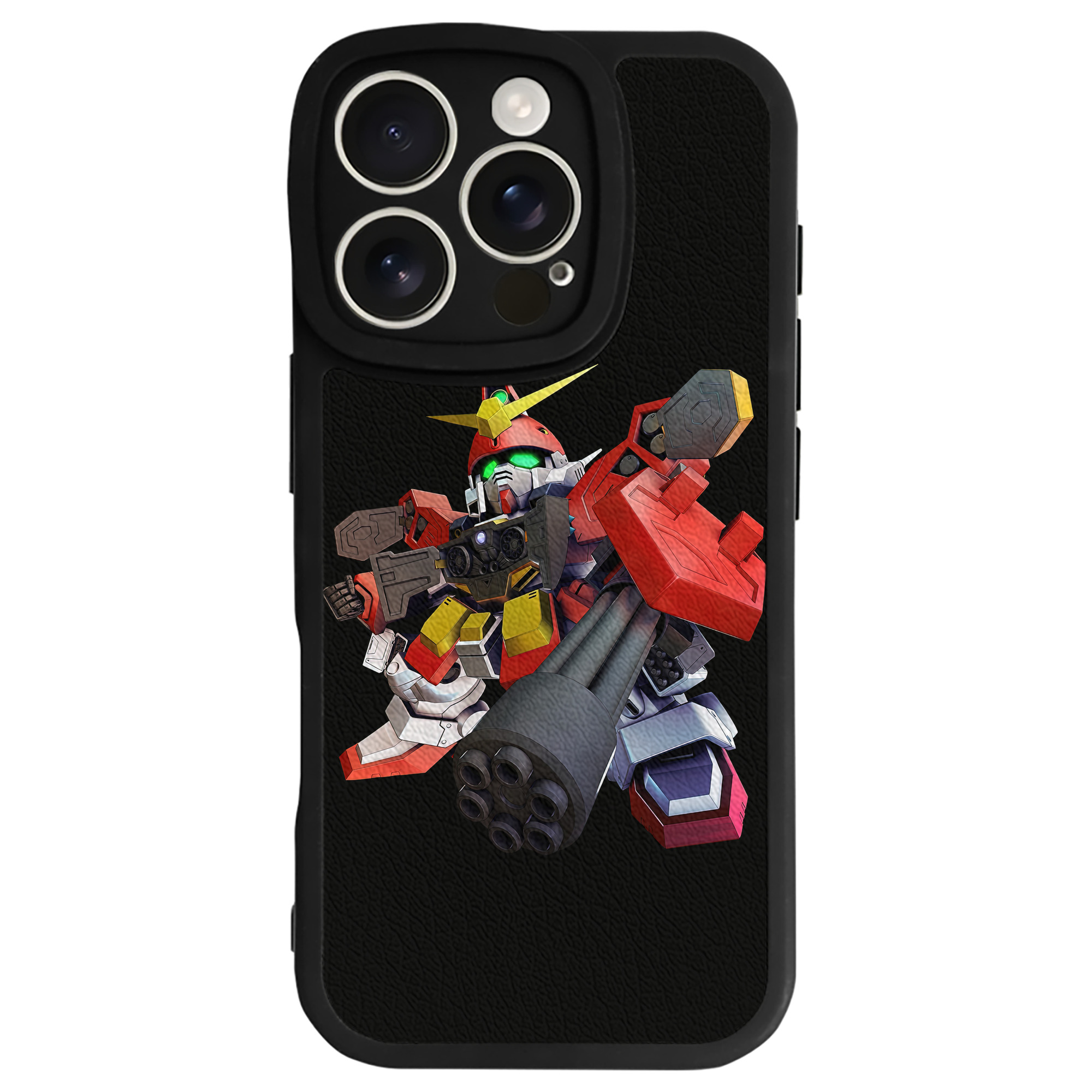 （画像用） 機動戦士ガンダム Mobile Suit Gundam 【iPhone 16シリーズ対応】シリコンスマホケース（レザー調） 材質：シリコン